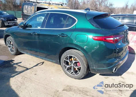 2021 Alfa Romeo Stelvio Ti Awd z USA, uszkodzony, nr VIN ZASPAKBN1M7D09674